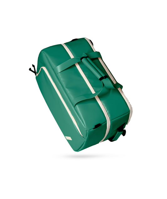 De Sota modern technical duffle bag front view

