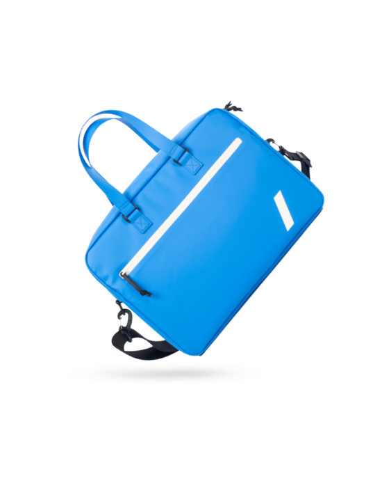 Gama Air sleek technical satchel bag front view

