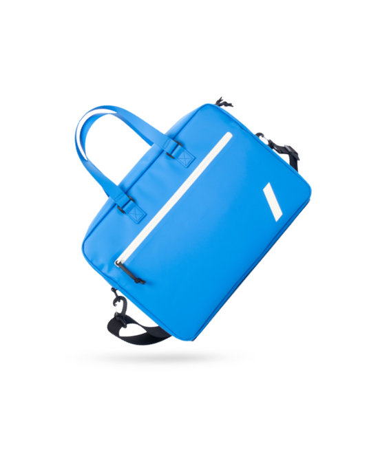 Gama Air sleek technical satchel bag front view

