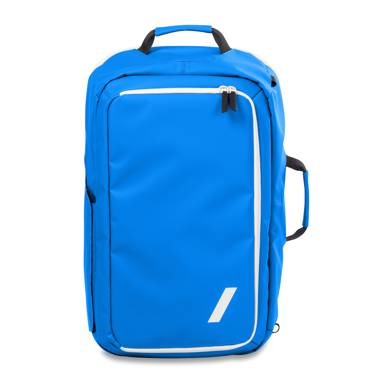 Skylax sleek technical messenger bag front view Mavi blue

